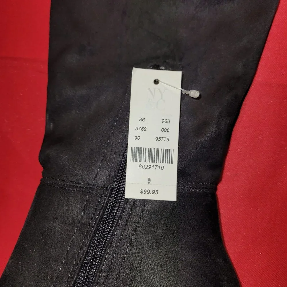 NY&Co Embellished-Heel Tall Boots (NWT) - Picture 3 of 5